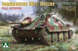 Takom 2170 1/35 Mô Hình Pháo Tự Hành Jagdpanzer 38(t) Hetzer Early Production Full Interior