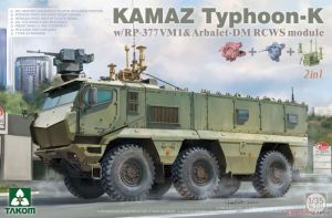 (Hàng sắp về) Takom 2173 1/35 Mô Hình Xe Bọc Thép KamAZ Typhoon- K w/RP-377VM1 & Arbalet-DM RCWS Module 2 in 1
