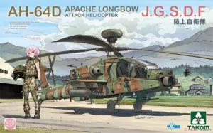 Takom 2607 1/35 Mô Hình Trực Thăng AH-64D Apache Longbow Attack Helicopter J.G.S.D.F
