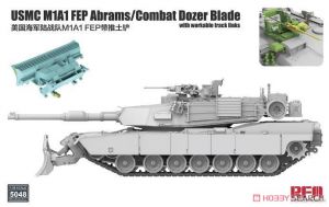 Rye Field Model 5048 1/35 Mô Hình Xe Tăng USMC M1A1 FEP Abrams/Combat Dozer Blade