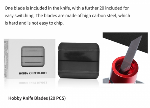 Dspiae DK-B02 Lưỡi dao size nhỏ dành cho dao AT-DK02 / PT-DK (20pcs)