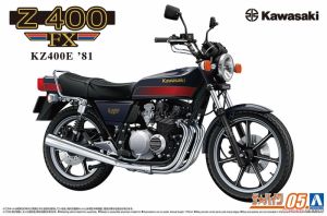 Aoshima 06444 1/12 Mô Hình Xe Moto Kawasaki KZ400E Z400FX `81