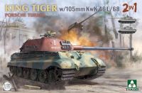 Takom 2178 1/35 Mô Hình Xe Tăng King Tiger Sd.Kfz.182 Porsche Turret w/105mm KwK 46 L/68 (2 in 1)