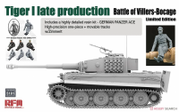 Rye Field Model 5101 1/35 Mô Hình Xe Tăng TIGER I Late.Production (Battle of Villers-Bocage) W/Zimmerit & German Panzer Ace