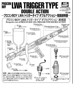 Mr.Hobby PS290-5: Kim phun dành cho PS290 (5-Needle)