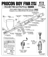 Mr.Hobby PS267-3: Đầu phun 0.2mm dành cho PS267 (3-Nozzle)