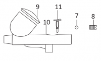 DMT-130-8: 8.Ốc chắn sơn trào ngược ra sau