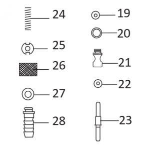 DMT-130-26->28: Bộ đuôi chuột nối dây