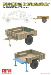 Rye Field Model 5117 1/35 M1101/M1102 Light Tactical Trailer for HMMVW/JLTV Series