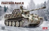 Rye Field Model 5112 1/35 Mô Hình Xe Tăng Panther G w/Night Sights / Air Defense Armor / Steel Tired