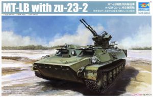 Trumpeter 09618 1/35 Mô Hình Xe Bọc Thép MT-LB with zu-23-2