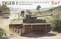 Takom 2192 1/35 Sd.Kfz.181 Pz.Kpfw.VI Ausf.E Tiger I `Experimental Project` 3 in 1