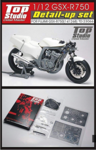 Top Studio TD23066 Gói nâng cấp P.E kim loại dành cho Fujimi 1/12 Mô Hình Xe Moto Suzuki GSX-R750