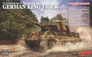 Rye Field Model 5126 1/35 Mô Hình Xe Tăng Sd.Kfz.182 King Tiger Henschel Turret `Upgrade Version`
