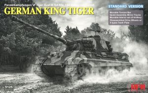 Rye Field Model 5125 1/35 Mô Hình Xe Tăng Sd.Kfz.182 King Tiger Henschel Turret `Standard Version`