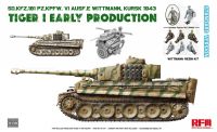 Rye Field Model 5139 1/35 Mô Hình Xe Tăng 1/35 Sd.kfz.181 Pz.kpfw. Vi Ausf.e Wittmann Kursk 1943 Tiger I Early Production Standard Version