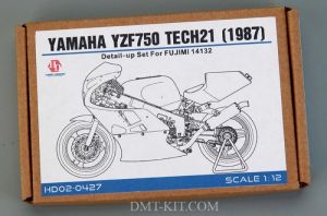 HD02-0427 Bộ nâng cấp dành cho Fujimi 14132 1/12 Yamaha YZF750 TECH21 1987