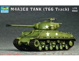 Trumpeter 07225 1/72 Mô Hình Xe Tăng M4A3E8 TANK (T66 Track)