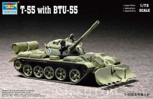 Trumpeter 07284 1/72 Mô Hình Xe Tăng T-55 with BTU-55