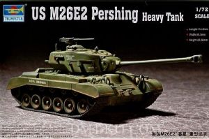 Trumpeter 07299 1/72 Mô Hình Xe Tăng US M26E2 Pershing Heavy Tank