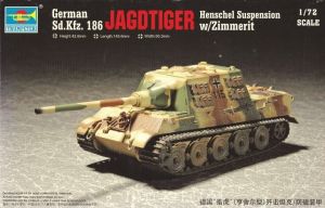 Trumpeter 07293 1/72 Mô Hình Pháo Tự Hành German Sd.Kfz 186 Jagdtiger w Zimmerit