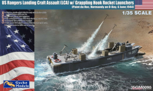 Gecko Models 35GM0090 1/35 Mô Hình Rangers Landing Craft Assault (LCA) w/Grappling Hook Rocket Launchers