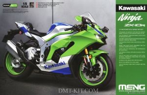 Meng MT-007 1/9 Mô Hình Xe Mô Tô Kawasaki Ninja ZX-10R