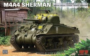 Rye Field Model 5119 1/35 Mô Hình Xe Tăng M4A4 Sherman
