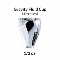 Gaahleri 45862 1/3oz / 10ml Mirror-Level Gravity Fluid Airbrush Cup