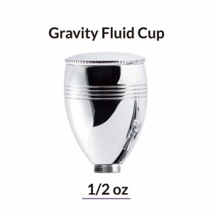 Gaahleri 40515 1/2oz / 15ml Smooth-Level Gravity Fluid Airbrush Cup