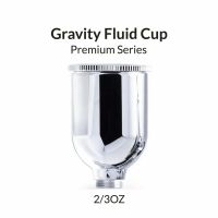 Gaahleri 44254 2/3oz / 20ml Airbrush Ultra Mirror-Level Gravity Fluid Airbrush Cup