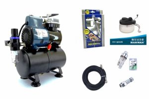 D)-Combo 5315: Máy bơm HY189 + full option + Air Brush PS274