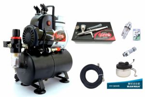 E)-Combo 3365: Máy bơm AF189 + full option + Air Brush DMT-501