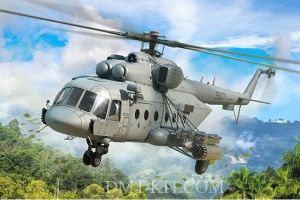 Trumpeter 05855 1/48 Mô Hình Trực Thăng Russian Mi-171Sh Hip