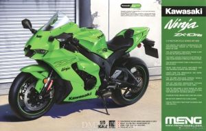 Meng MT-008 1/9 Mô Hình Xe Mô Tô Kawasaki Ninja ZX-10RR