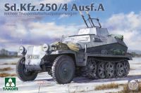 (Hàng sắp về) Takom 2211 1/35 Mô Hình Xe Bọc Thép Sd.Kfz.250/4 Ausf.A leichter Truppenluftschutzpanzerwagen