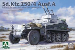(Hàng sắp về) Takom 2211 1/35 Mô Hình Xe Bọc Thép Sd.Kfz.250/4 Ausf.A leichter Truppenluftschutzpanzerwagen